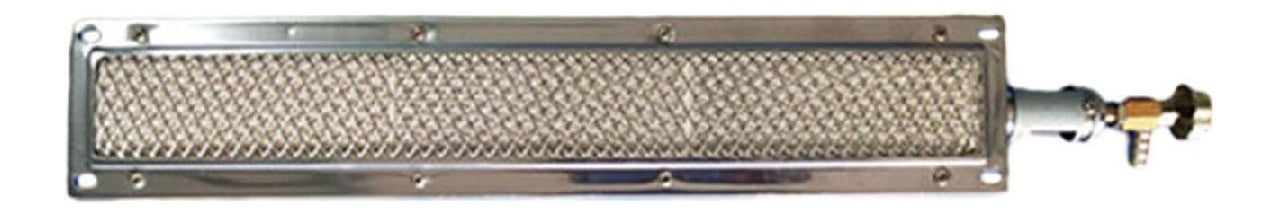 en Brûleur céramique infrarouge destiné à barbecue à gaz brûleur latéral en céramique infrarouge brûleur de camping à gaz d'extérieur que les fours extérieurs les machines à cordes d'agneau 41 x 8cm