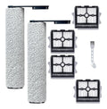 destiné à d'accessoires Kit Tineco Floor One Stretch S6/S6 Stretch lite/S7 Stretch Ultra/i6 Stretch/i5 Stretch détachées aspirateur eau et poussière 7 Pièces 2 Brosses 4 Filtres 1 Nettoyeur