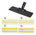 Set du Suceur Sol Compatible avec nettoyeur vapeur Easyfix SC2 SC3 SC4 SC5 1 Brosse de revêtement 4 Serpillères dans microfibre