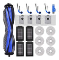 Accessoires du Rechange pour ECOVACS Deebot T50 PRO OMNI Gen3/T50 OMNI Gen3 1 Brosse principale 4 Filtres 4 Brosses Latérales 6 Serpillères 4 Sacs à Poussière